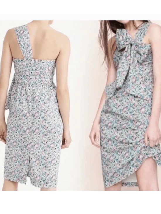 J. Crew Dresses & Skirts - J.Crew X Liberty of London One Shoulder
Bow Dress